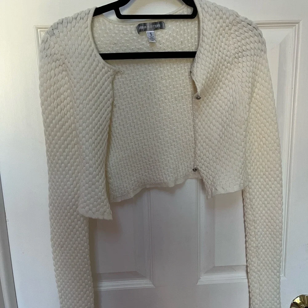 Urban Outfitters Cream Crew Neck Sweater - Picture 2 of 6